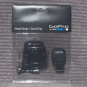 NEW GoPro Head Strap & QuickClip